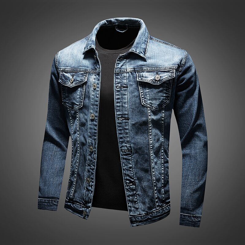 Mens Denim Jacket Stylish Fit - BritishMode