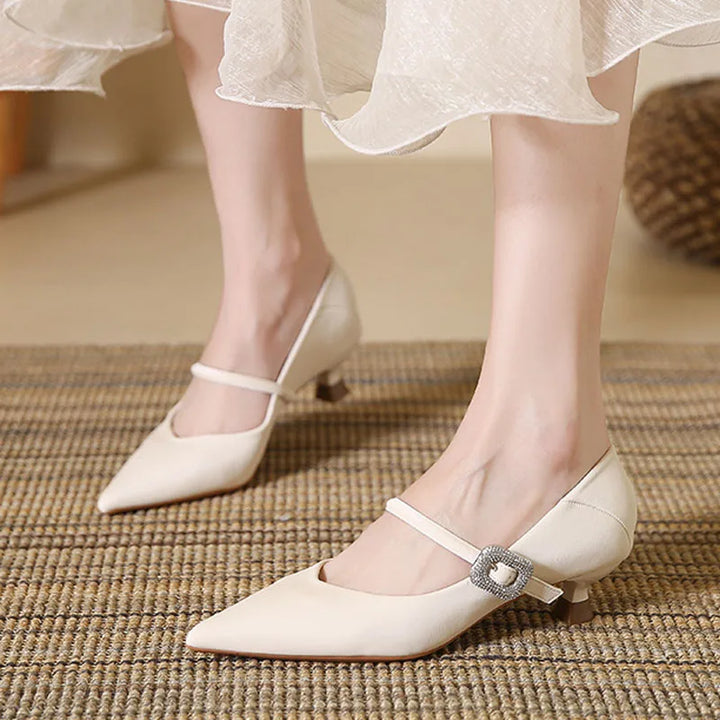 Womens Kitten Heel Shoes Classic Fit