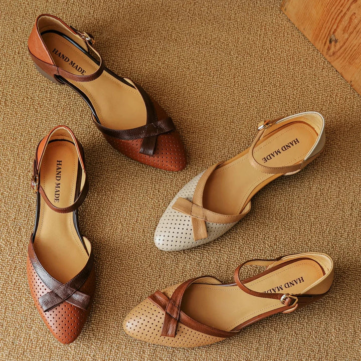 Womens Genuine Leather Pumps Classic Fit
