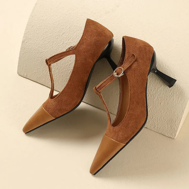 Womens Leather Heels Classic Fit