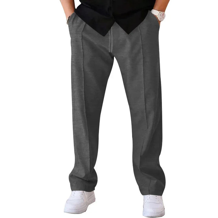 Womens Straight Leg Pants with Elastic Waist Comfortable Fit