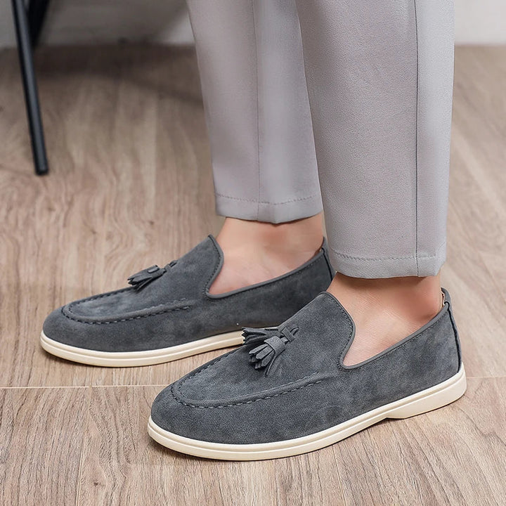 Mens Leather Slip-On Loafers Quality