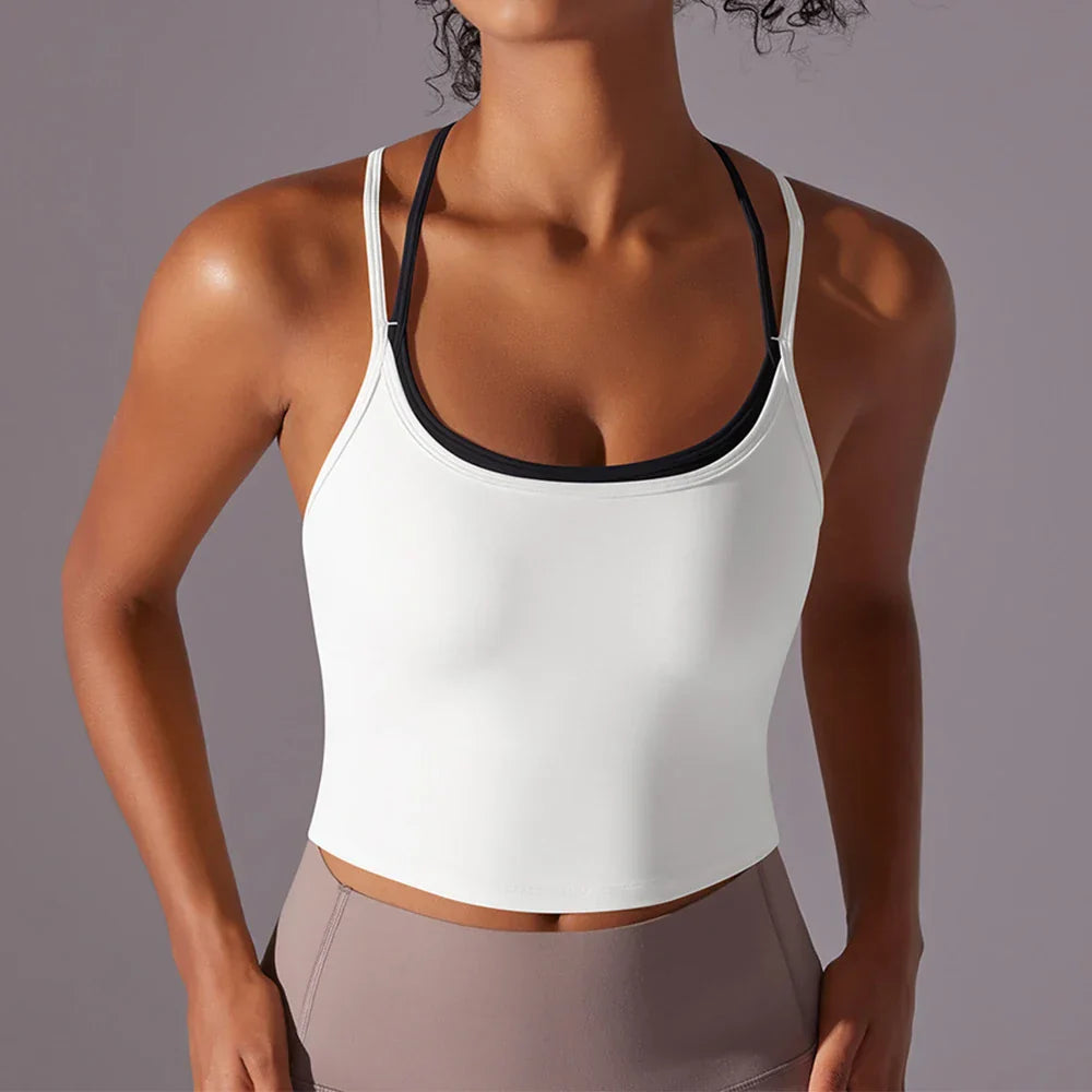 Womens Sports Bra Padded Supportive Fit
