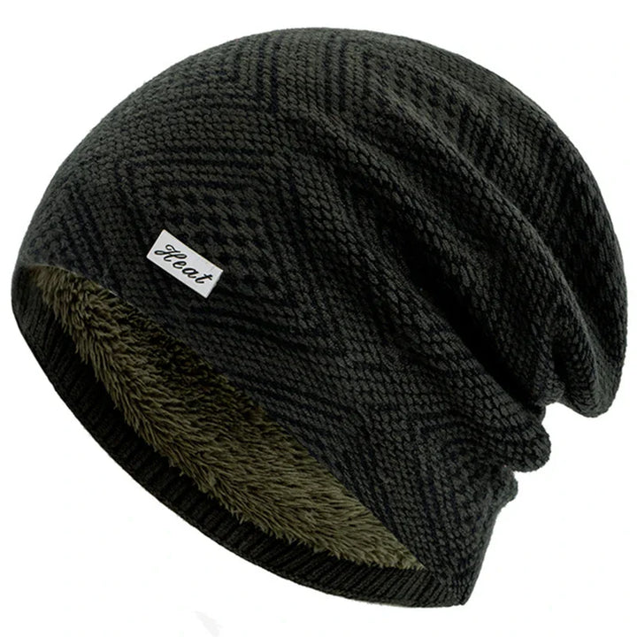 Womens Cable Knit Slouch Beanie Warm Fit