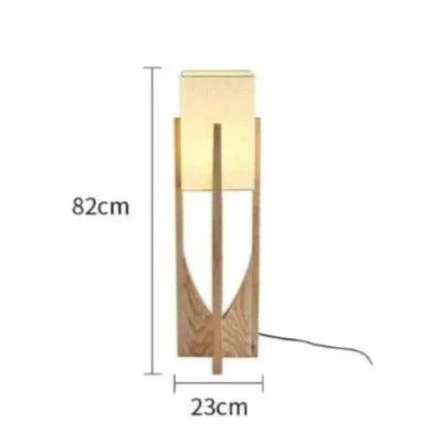 LED Pendant Natural Wood Rustic Style