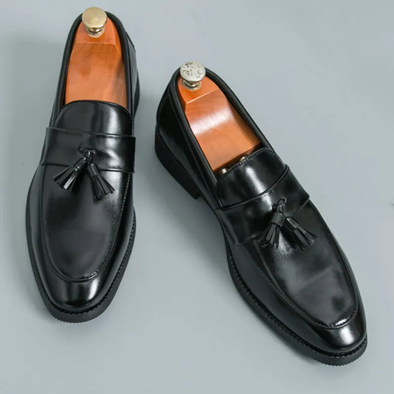 Mens Leather Loafer Slip-On - BritishMode