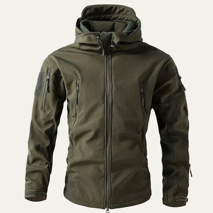 Mens Tactical Softshell Jacket with Hood