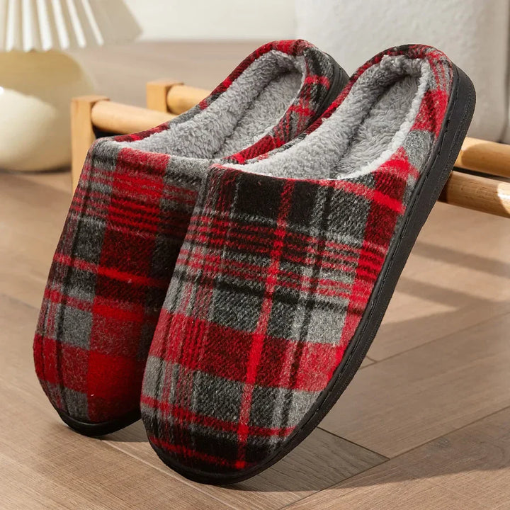 Mens Slippers Fleece Lined Cozy Fit - BritishMode
