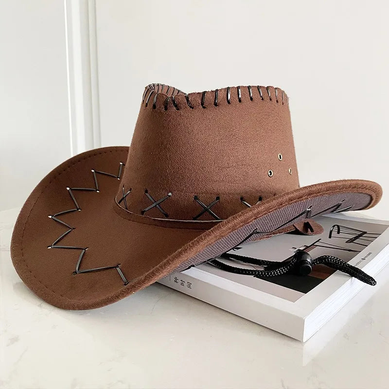 Womens Rhinestone Wedding Cowgirl Hat Classic Style