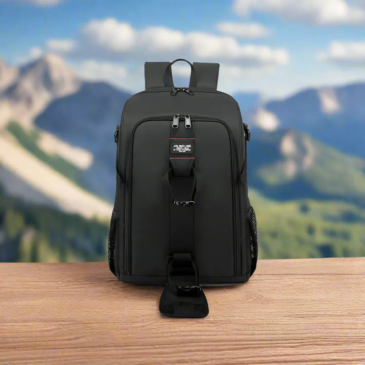 Unisex Waterproof Oxford Camera Backpack Multi-Compartment Storage