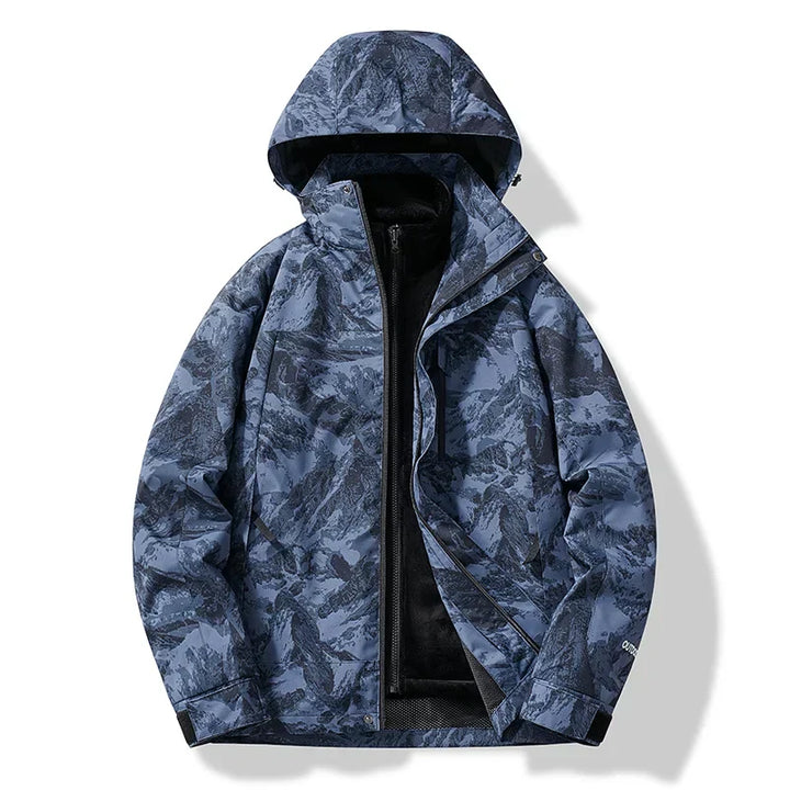 Unisex Ski Jacket with Hood Insulated Weatherproof