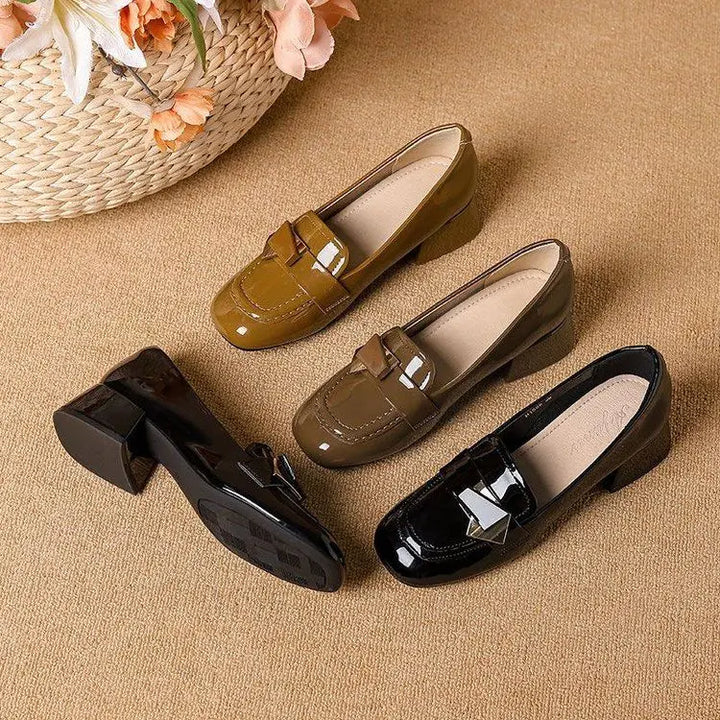 Womens Block Heel Shoes with Samara Design