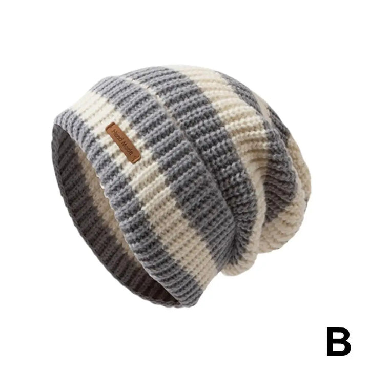 Unisex Winter Beanie Double Layer Fuzzy Warm