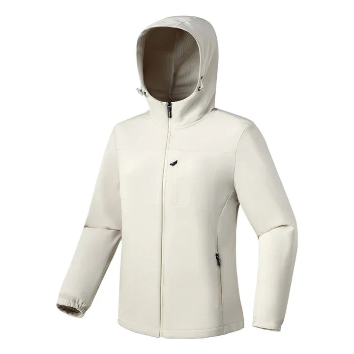 Womens Softshell Jacket with Hood Long Sleeve