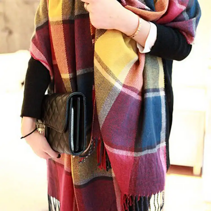 Unisex Cashmere Scarf Soft