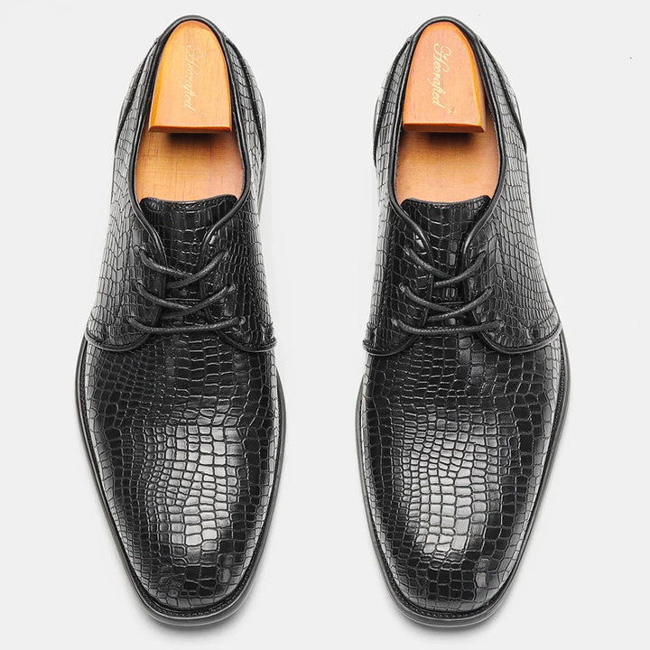 Mens Leather Oxford Dress Shoes