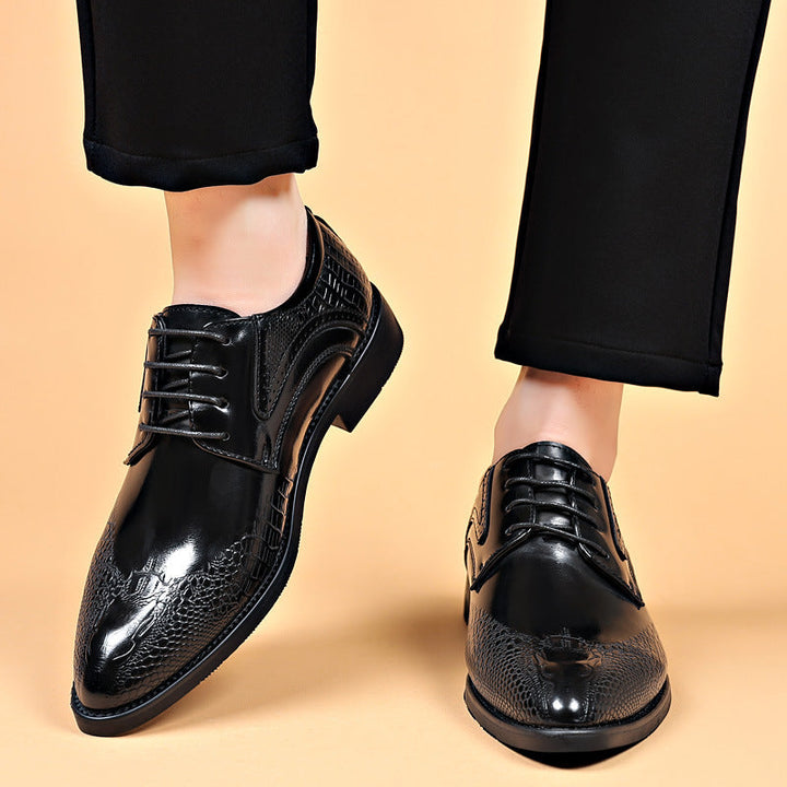 Mens Leather Dress Shoes Classic Fit