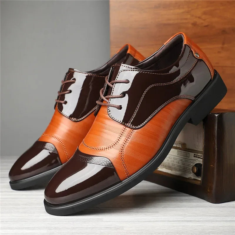Mens Loafers Genuine Leather Slip-On - BritishMode