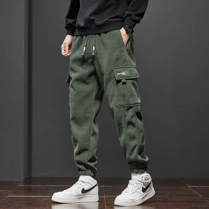 Mens Casual Pants Comfortable Fit Straight Leg