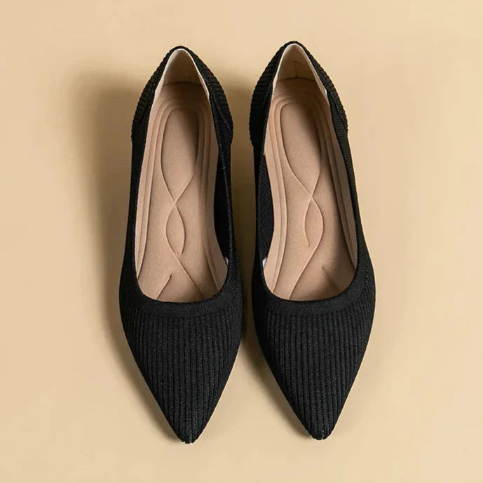 Womens Kitten Heel Pumps Classic Fit