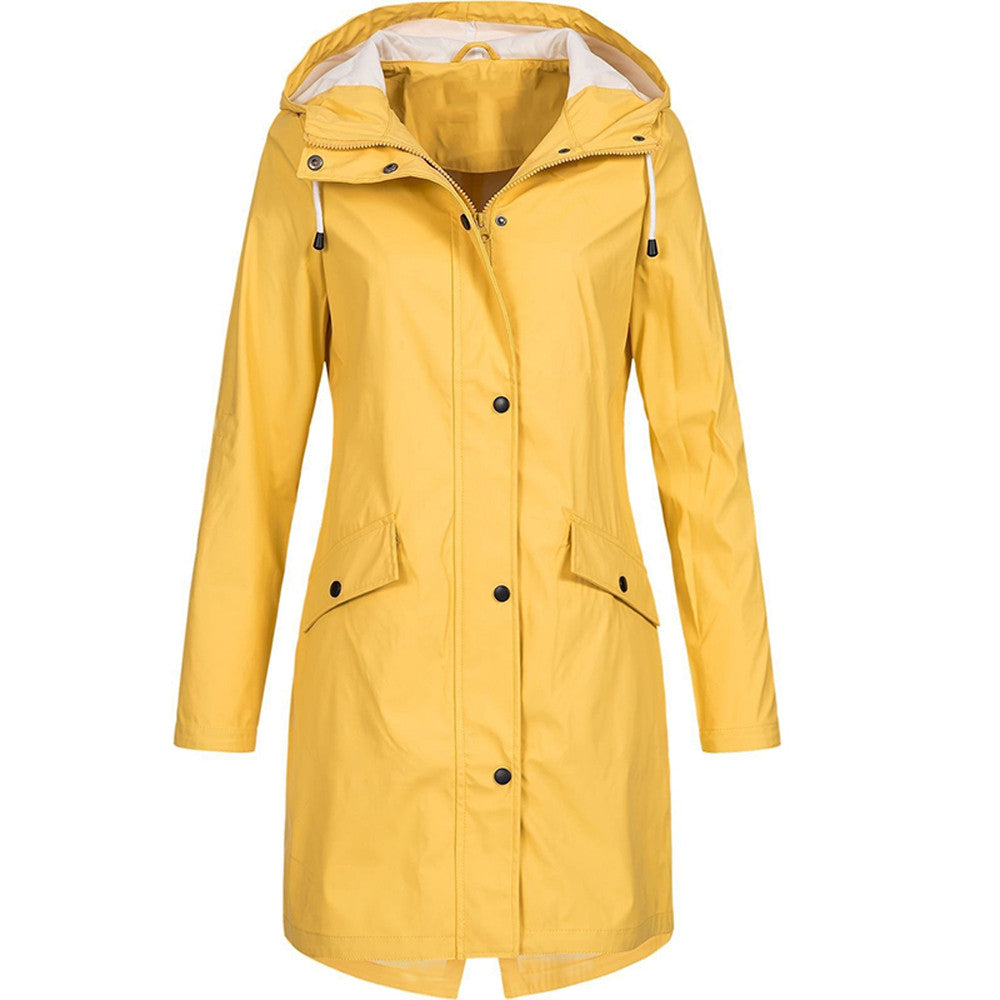 Womens Fleece Hooded Jacket Relaxed Fit