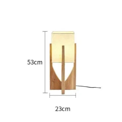 LED Pendant Natural Wood Rustic Style