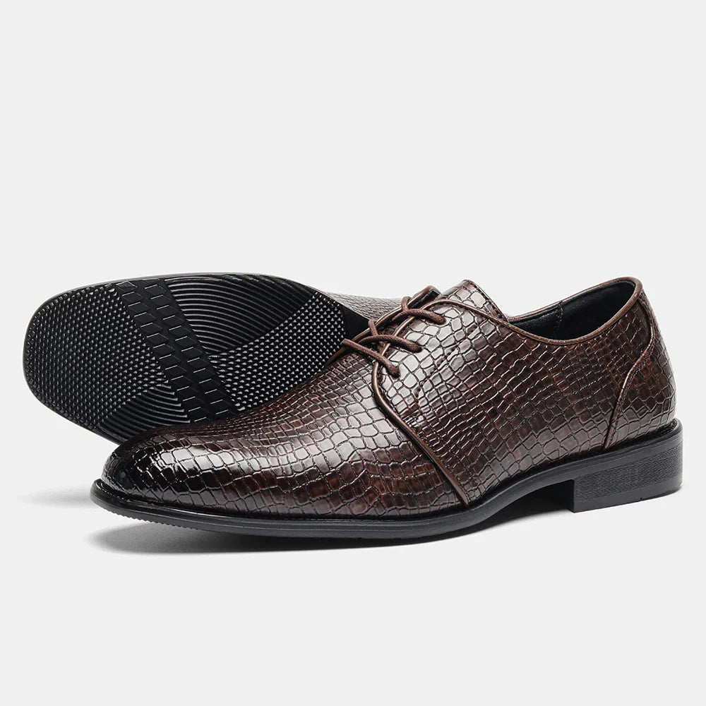 Mens Leather Oxford Dress Shoes
