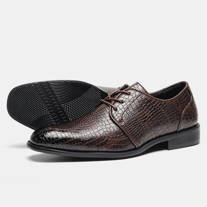 Mens Leather Oxford Dress Shoes