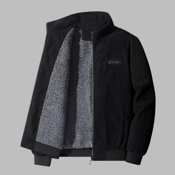 Mens Corduroy Jacket Warm Insulated Fit - BritishMode