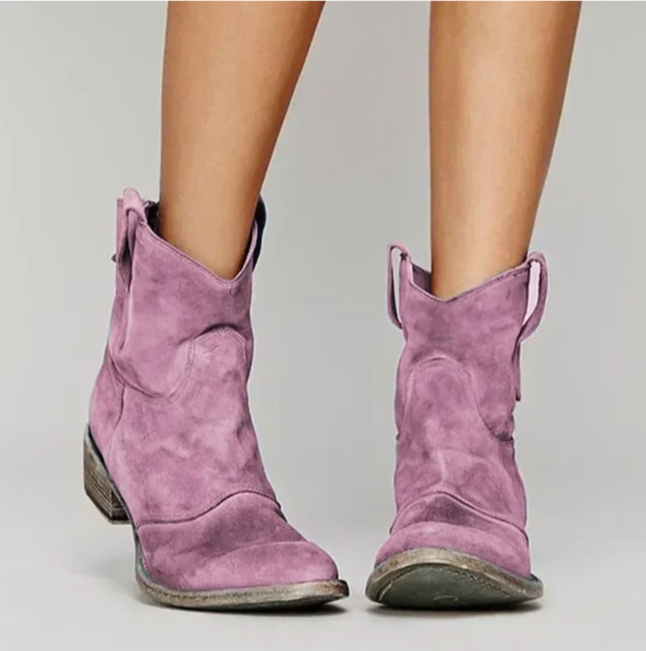 Womens Western Orthopedic Boots Comfortable Fit