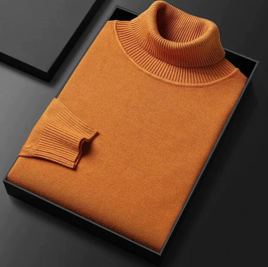 Mens Crew Neck Sweater Warm Knit