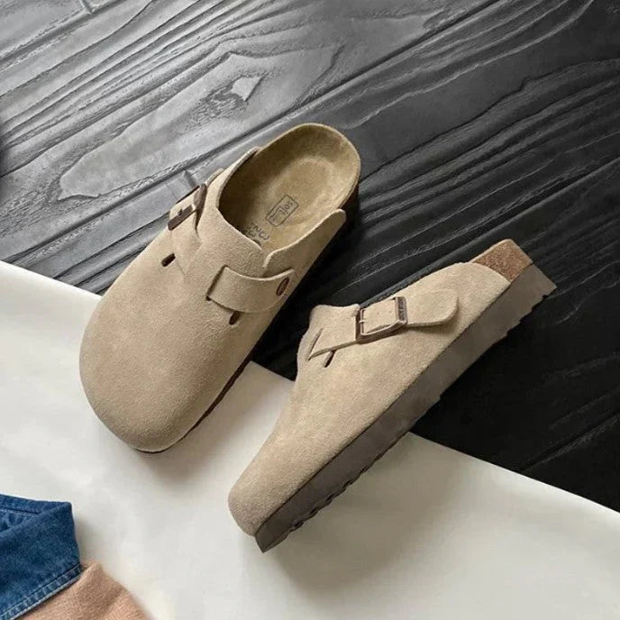 Unisex Leather Boston Sandals Durable Stylish Design