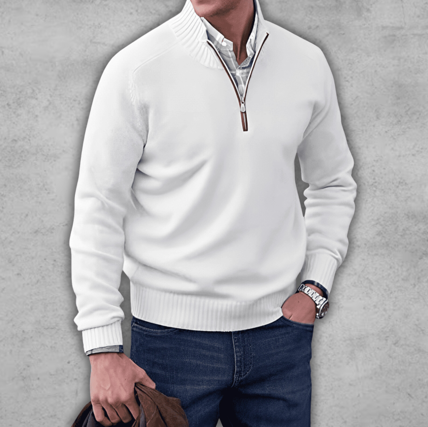 Mens Cotton Sweater Elegant Fit