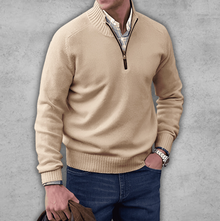 Mens Cotton Sweater Elegant Fit - BritishMode
