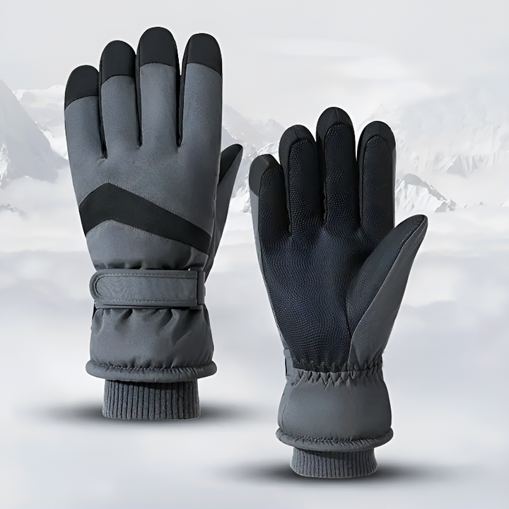 Unisex Wrist-Length Gloves Textured Palm Ribbed Cuff - BritishMode