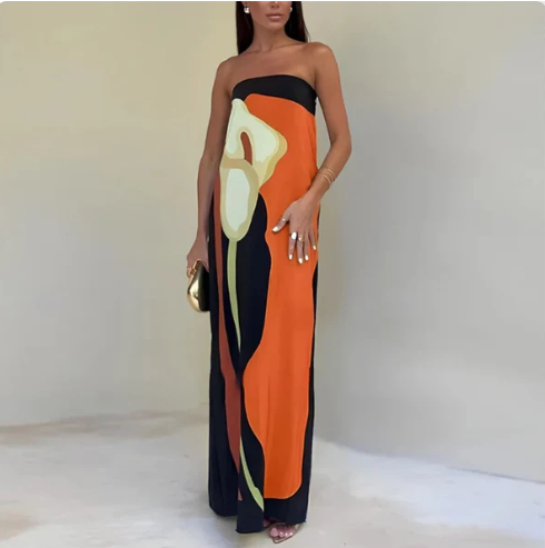Womens Maxi Dress Lightweight Summer Sleeveless