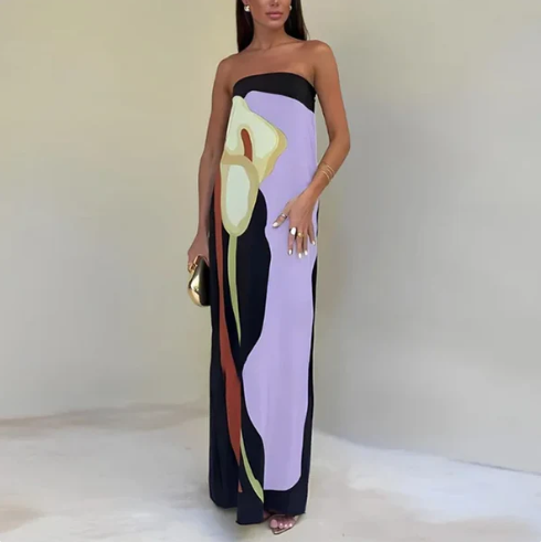 Womens Maxi Dress Lightweight Summer Sleeveless