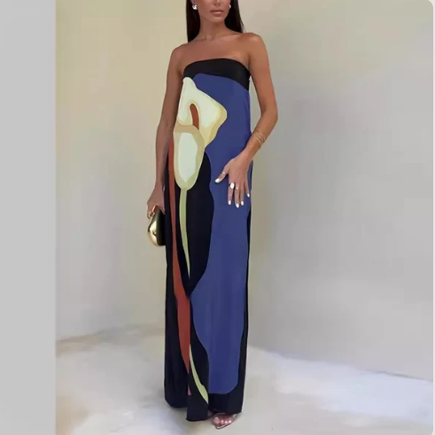 Womens Maxi Dress Lightweight Summer Sleeveless