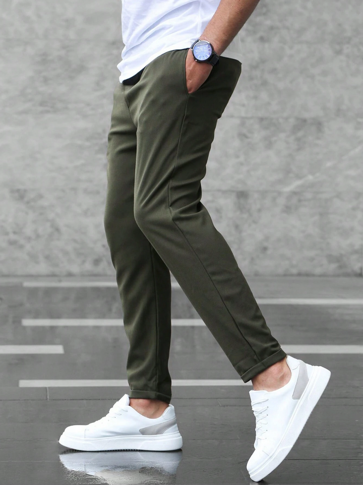 Mens Stretch Pants Comfortable Fit