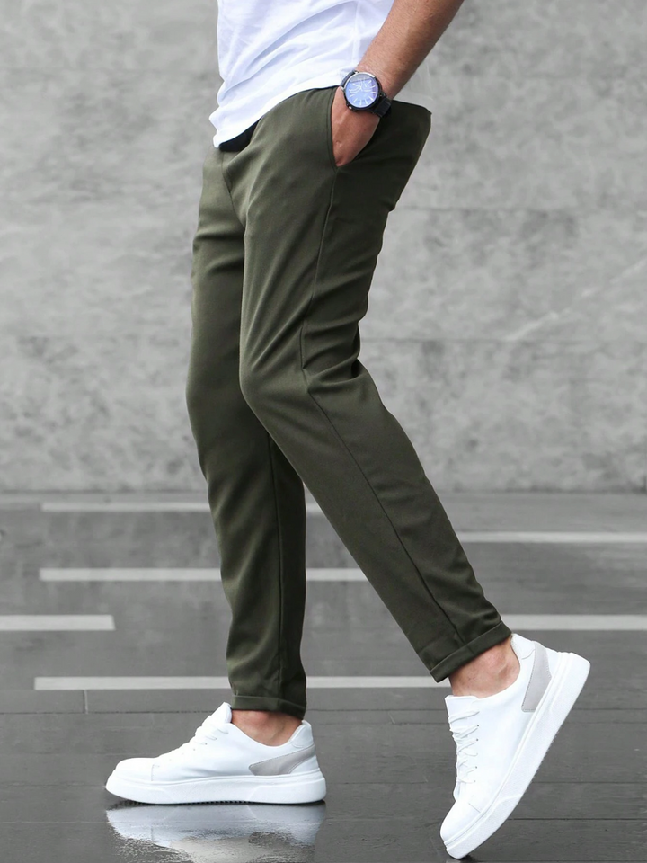 Mens Stretch Pants Comfortable Fit
