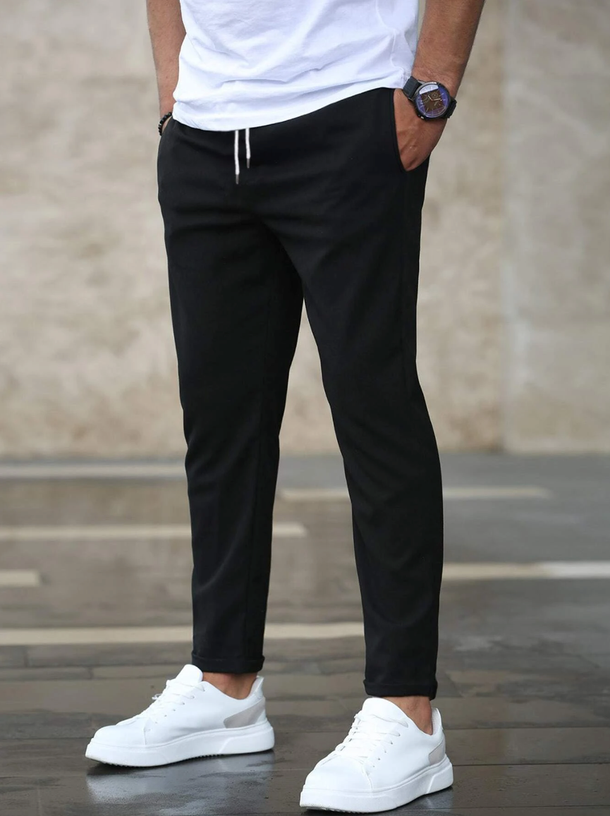Mens Stretch Pants Comfortable Fit