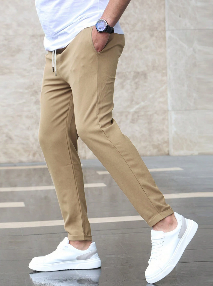 Mens Stretch Pants Comfortable Fit