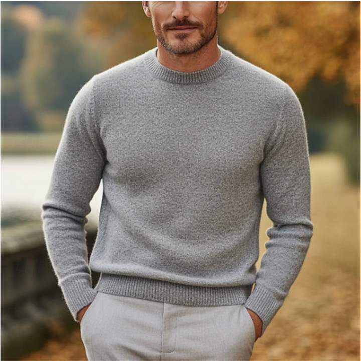 Mens Wool Sweater Classic Fit - BritishMode