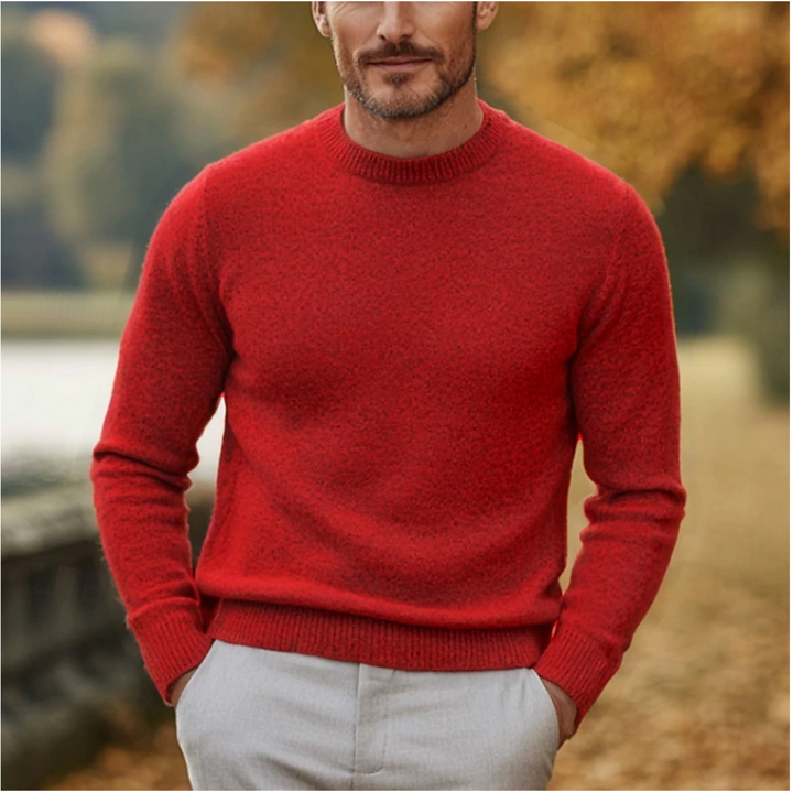 Mens Wool Sweater Classic Fit