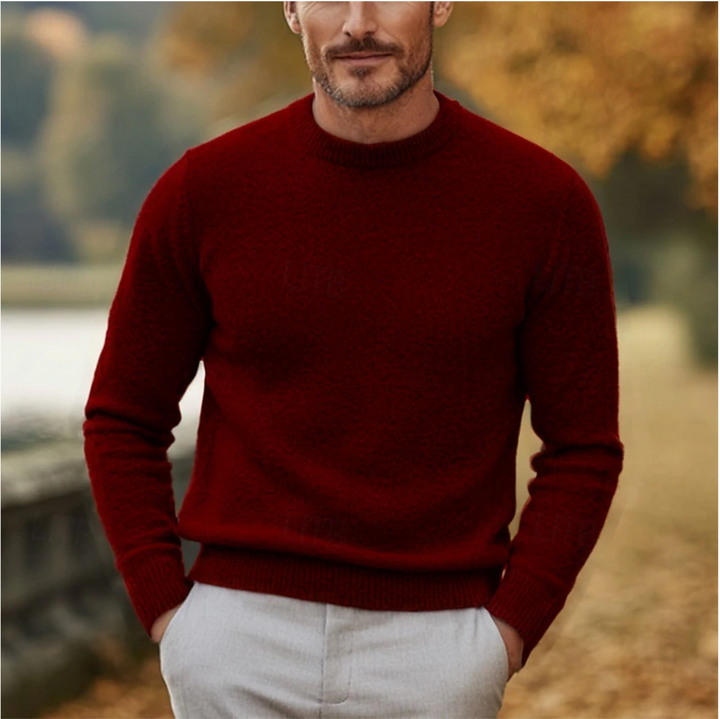 Mens Wool Sweater Classic Fit