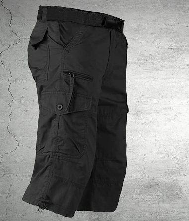 Mens Stretch Cargo Shorts Relaxed Fit