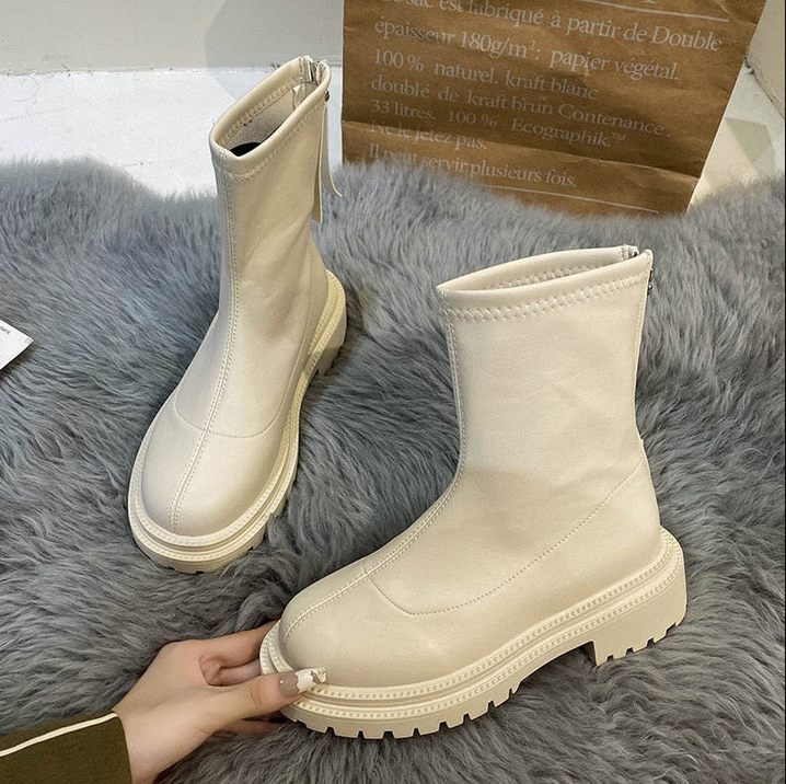 Womens Ankle Boots Leather Stylish Fit