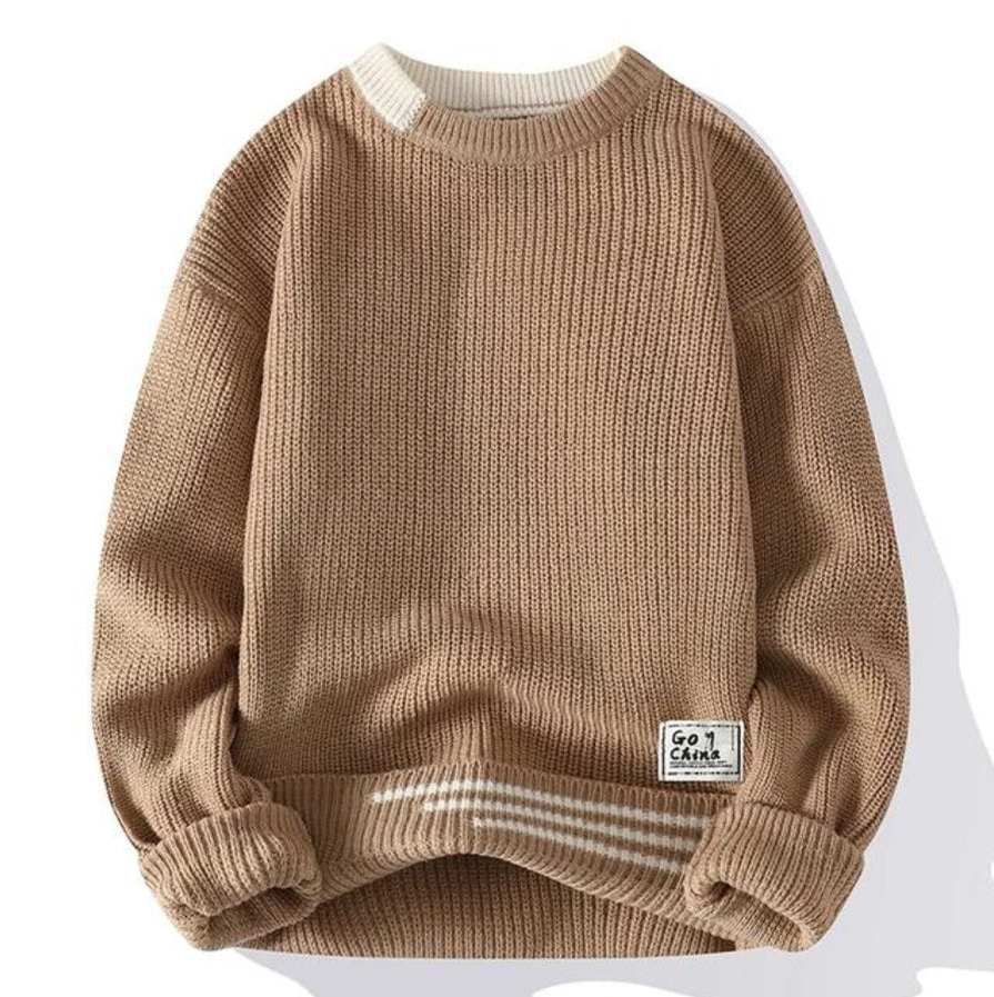 Mens Knit Sweater Soft Fabric Regular Fit