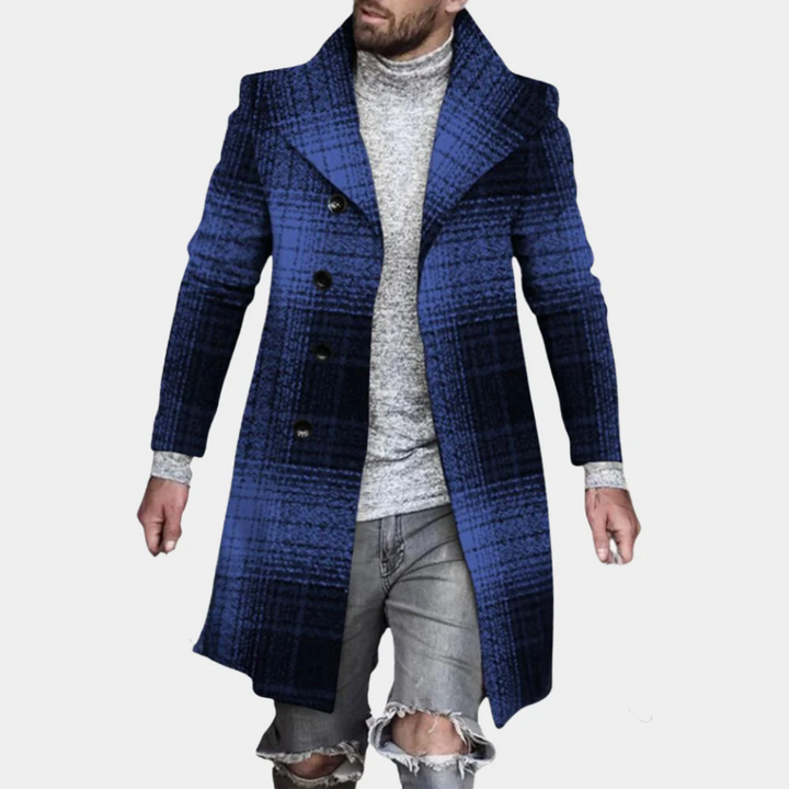 Mens Mid-Length Coat Contemporary Fit