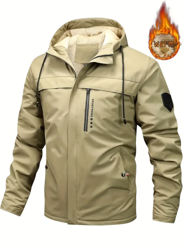 Mens Winter Jacket Casual Outdoor Fit
